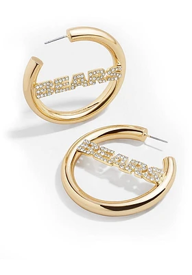 Chicago Bears BaubleBar Hoop Womens Earrings