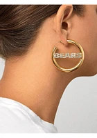 Chicago Bears BaubleBar Hoop Womens Earrings