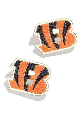 Cincinnati Bengals BaubleBar StatementStuds Womens Earrings