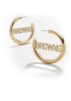 Cleveland Browns BaubleBar Hoop Womens Earrings