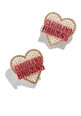 Cleveland Browns BaubleBar StatementStuds Womens Earrings