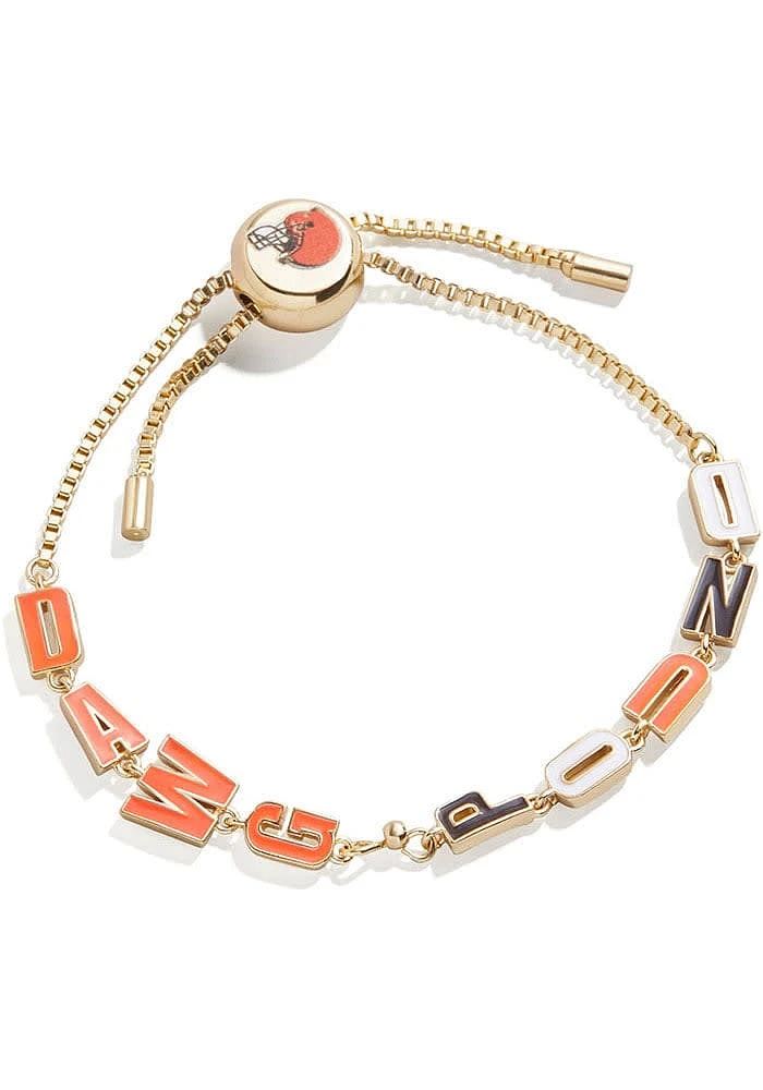 BaubleBar Cleveland Browns BaubleBar Slogan Pull Tie Womens Bracelet