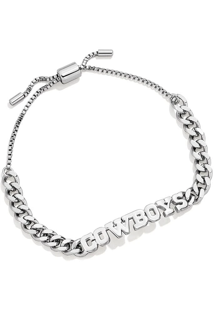 BaubleBar Dallas Cowboys BaubleBar Curb Chain Pull Tie Womens Bracelet