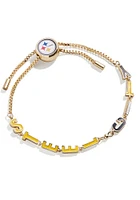 BaubleBar Pittsburgh Steelers BaubleBar Slogan Pull Tie Womens Bracelet