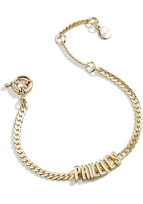 BaubleBar Philadelphia Phillies Curb Womens Bracelet