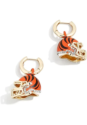 Cincinnati Bengals Helmet Huggie Womens Earrings