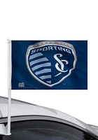 Sporting Kansas City 11x14 Navy Polyester Car Flag - Navy Blue
