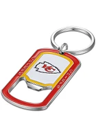 Kansas City Chiefs Stainless Steel Bottle Opener Keychain