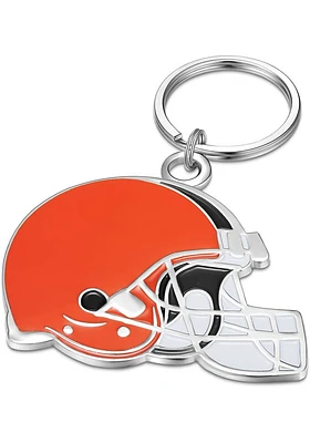Cleveland Browns Logo Keychain - Orange