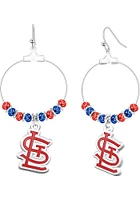 St Louis Cardinals Fancy Dangle Womens Earrings