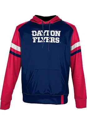 ProSphere Dayton Flyers Youth Navy Blue Old School Long Sleeve Hoodie