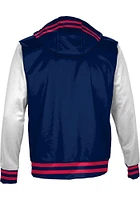 ProSphere Dayton Flyers Youth Navy Blue Letterman Light Weight Jacket