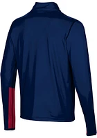 ProSphere Dayton Flyers Mens Navy Blue Counter Long Sleeve Qtr Zip Pullover