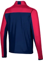 ProSphere Dayton Flyers Mens Navy Blue Sharp Long Sleeve Qtr Zip Pullover