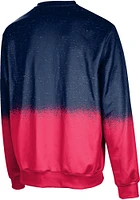 ProSphere Dayton Flyers Mens Navy Blue Spray Long Sleeve Crew Sweatshirt