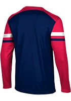 ProSphere Dayton Flyers Navy Blue Old School Long Sleeve T Shirt