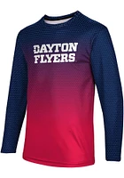 ProSphere Dayton Flyers Navy Blue Zoom Long Sleeve T Shirt