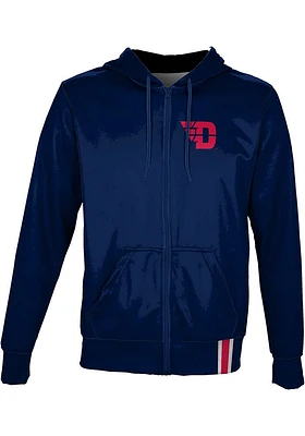 ProSphere Dayton Flyers Mens Navy Blue Solid Light Weight Jacket