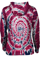 ProSphere Dayton Flyers Womens Navy Blue Tie Dye Hooded Sweatshirt