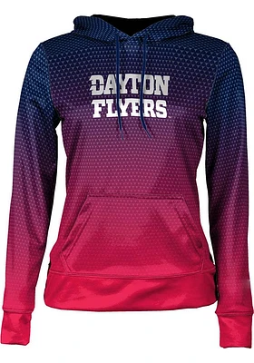 ProSphere Dayton Flyers Womens Navy Blue Zoom Hooded Sweatshirt