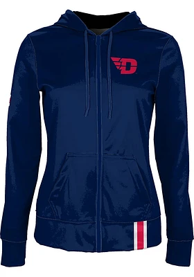 ProSphere Dayton Flyers Womens Navy Blue Solid Light Weight Jacket