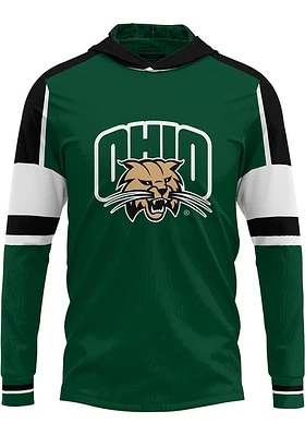 ProSphere Ohio Bobcats Mens Green Throwback Long Sleeve Hoodie