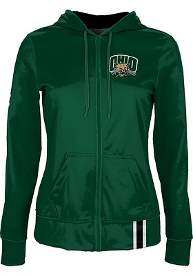 ProSphere Ohio Bobcats Womens Green Solid Light Weight Jacket