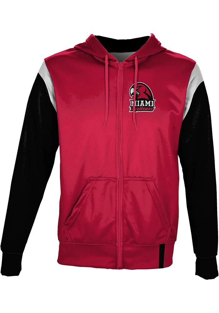 ProSphere Miami RedHawks Mens Red Tailgate Light Weight Jacket