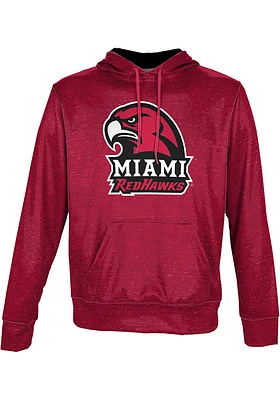 ProSphere Miami RedHawks Mens Red Heather Long Sleeve Hoodie