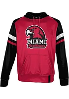 ProSphere Miami RedHawks Mens Red Old School Long Sleeve Hoodie