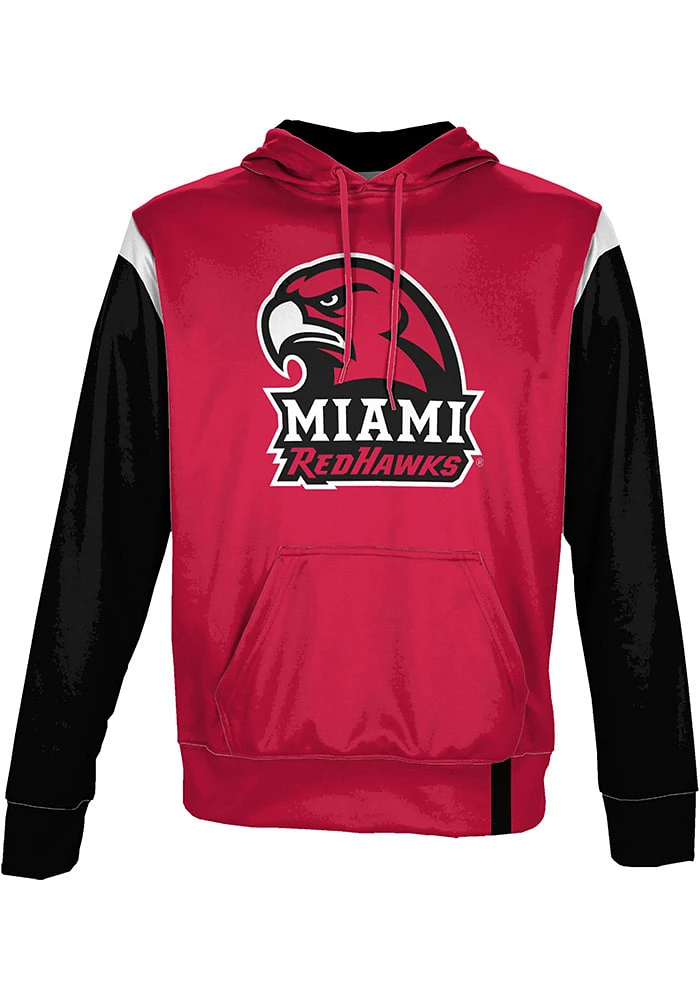 ProSphere Miami RedHawks Mens Red Tailgate Long Sleeve Hoodie