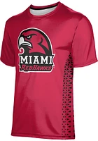 ProSphere Miami RedHawks Red Geometric Short Sleeve T Shirt