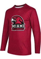 ProSphere Miami RedHawks Red Heather Long Sleeve T Shirt