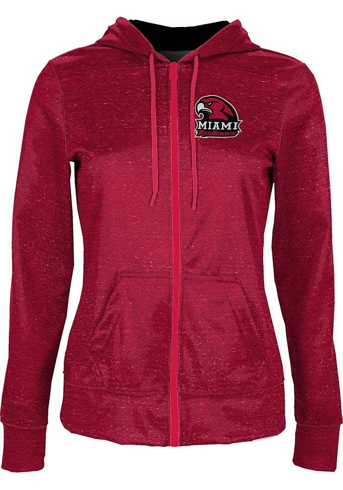 ProSphere Miami RedHawks Womens Red Heather Light Weight Jacket