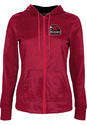 ProSphere Miami RedHawks Womens Red Heather Light Weight Jacket