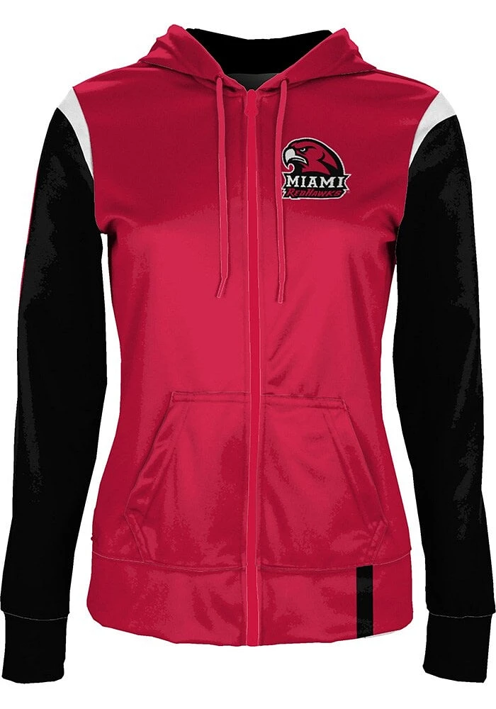 ProSphere Miami RedHawks Womens Red Tailgate Light Weight Jacket