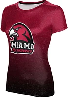 ProSphere Miami RedHawks Womens Red Ombre Short Sleeve T-Shirt