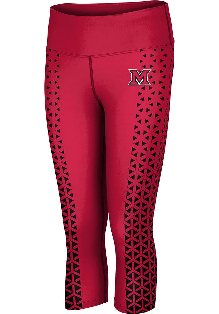 ProSphere Miami RedHawks Womens Red Geometric Pants