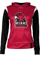 ProSphere Miami RedHawks Womens Red Tailgate Hooded Sweatshirt