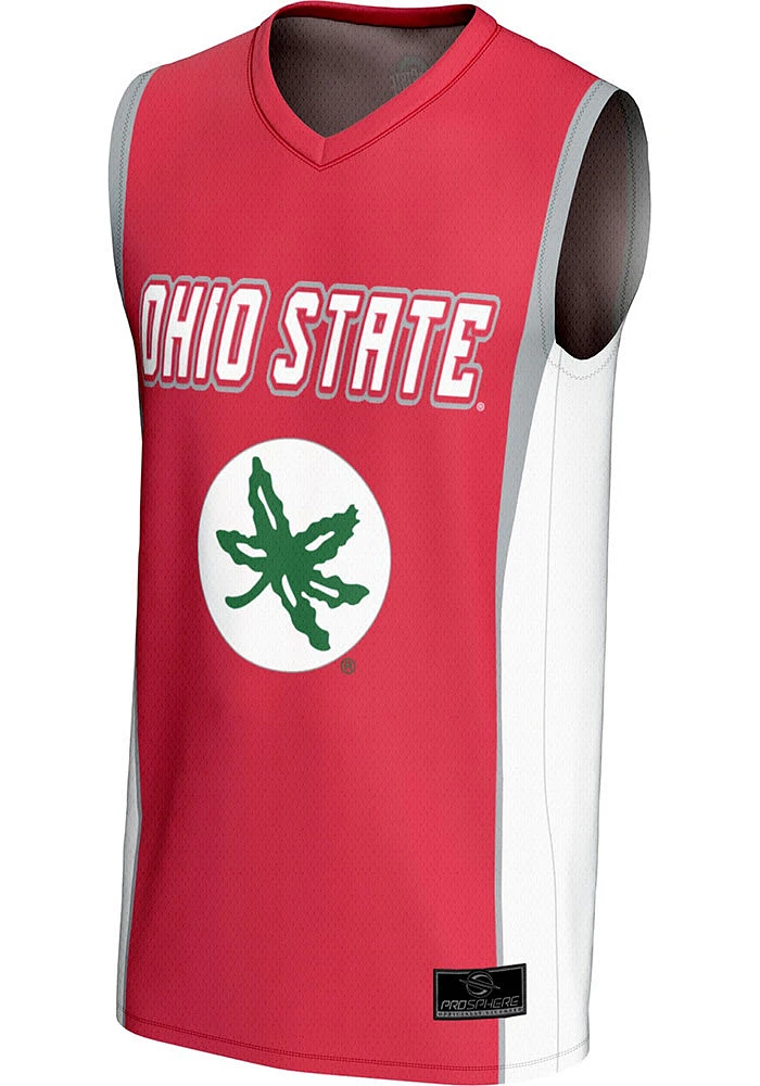 ProSphere Ohio State Buckeyes Youth Authentic Red Basketball Jersey