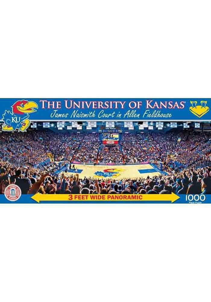 Kansas Jayhawks Naismith Court Panaramic Puzzle