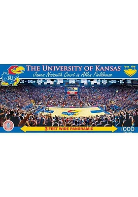 Kansas Jayhawks Naismith Court Panaramic Puzzle