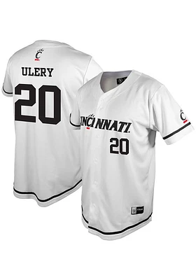 Josh Ulery  Cincinnati Bearcats Mens White NIL Jersey