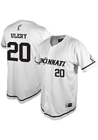 Josh Ulery  Cincinnati Bearcats Mens White NIL Jersey