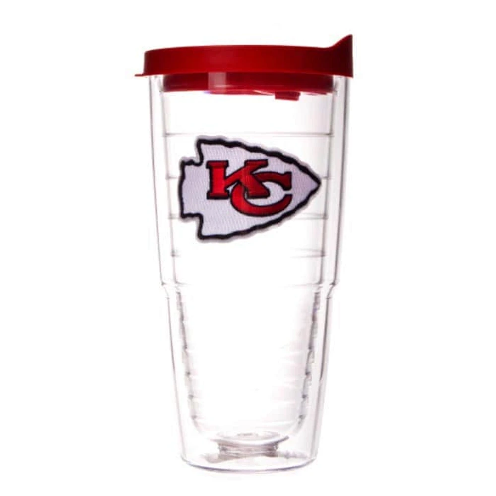 Kansas City Chiefs 16oz Clear Tumbler - Red