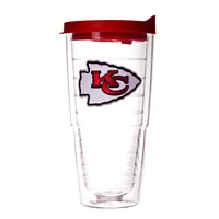 Kansas City Chiefs 16oz Clear Tumbler - Red