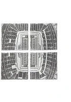 Cleveland Browns 4 Piece Set Stadium View Coaster