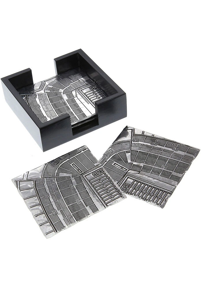 Pittsburgh Steelers 4 Piece Set Stadium View Coaster