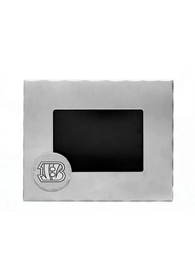 Cincinnati Bengals 3.5x5 Aluminum Logo Picture Frame