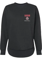 Faith Carson  Rally Ohio State Buckeyes Womens Black NIL Embroidered Crew Sweatshirt